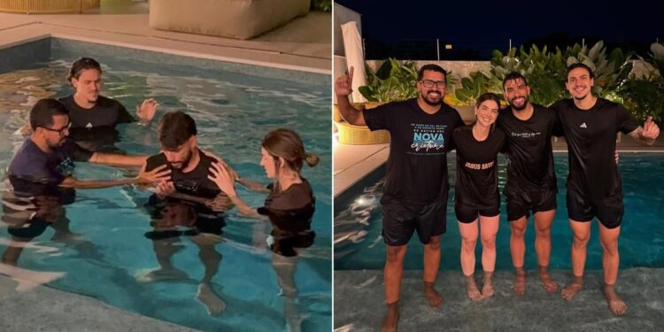 Lucas Paquetá aceita Jesus e é batizado no Rio de Janeiro: “Cristo vive em mim”