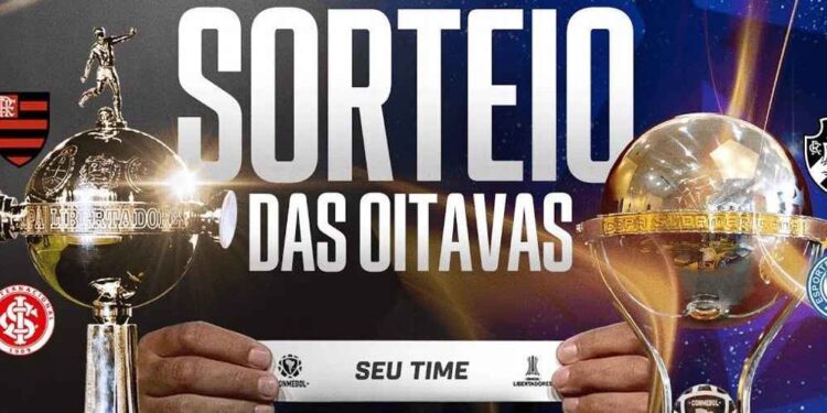 Conmebol sorteia confrontos das oitavas da Libertadores 2025; destaque para duelo entre Flamengo e Internacional