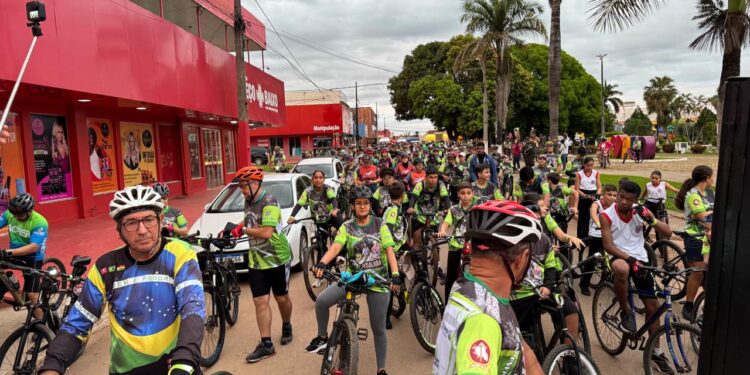 Pedalada pela Natureza marca início das atividades da Semana do Meio Ambiente em Alta Floresta d’Oeste