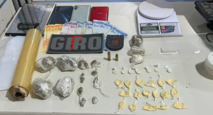 Polícia prende dupla suspeita de vender drogas em lanchonete de fachada