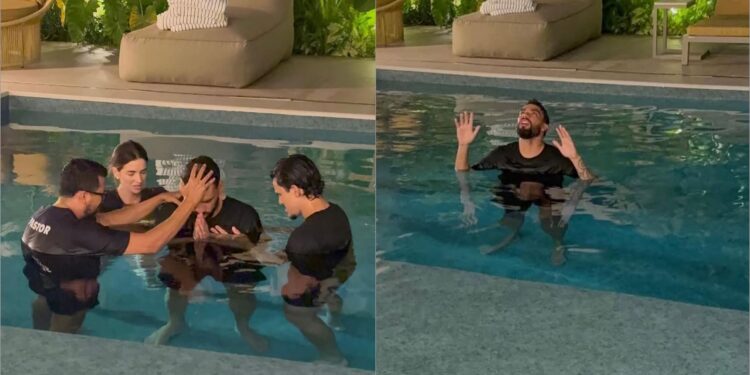 Suspeito de fraude com bets, Lucas Paquetá é batizado nas águas