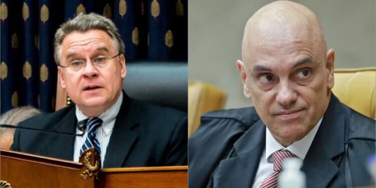 Deputado americano cobra medidas contra Alexandre de Moraes
