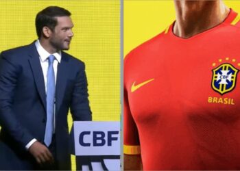 Camisa vermelha: novo presidente da CBF forçou decisão da Nike