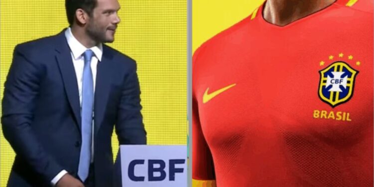 Camisa vermelha: novo presidente da CBF forçou decisão da Nike