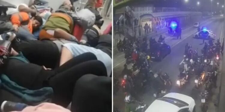 Debaixo de tiroteio, mulher busca paz louvando a Deus