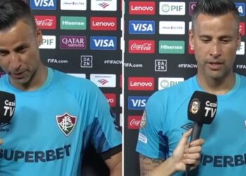 Goleiro diz que sucesso do Fluminense é fruto de oração: “Estamos sempre de joelhos”