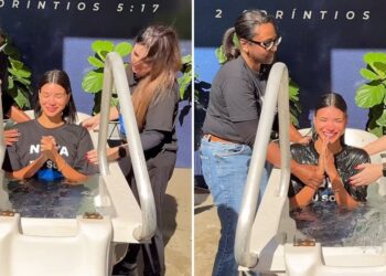 Ex-miss Brasil é batizada em igreja SP: ‘Tudo se fez novo’