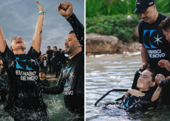 Mais de 1.500 pessoas são batizadas em igreja em SP: “Os céus tocaram a terra”