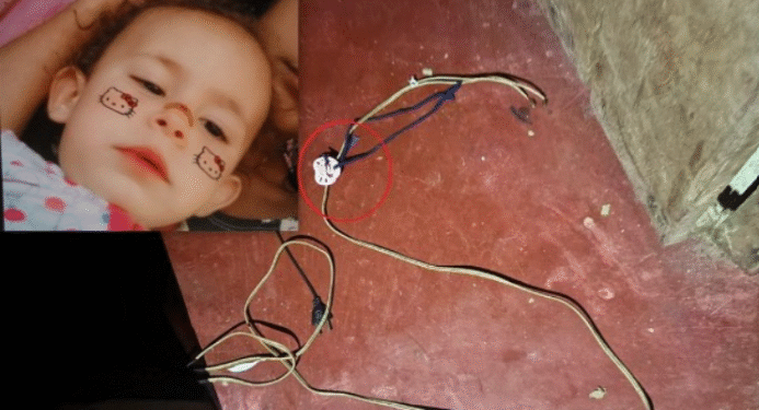 Criança de 2 anos morre após sofrer descarga elétrica em casa na zona rural de Machadinho do Oeste