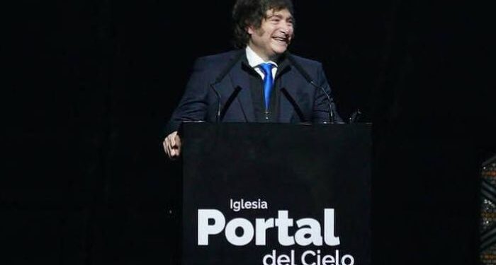 Discurso de Javier Milei em igreja gera críticas entre evangélicos argentinos