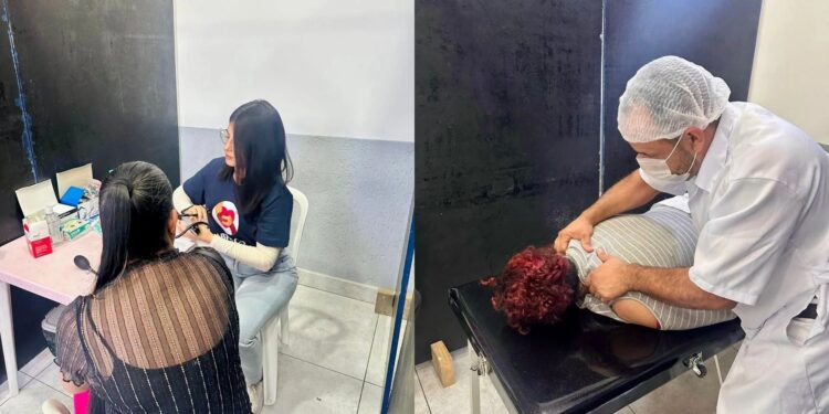 Igreja transforma espaço em local para centenas de atendimentos