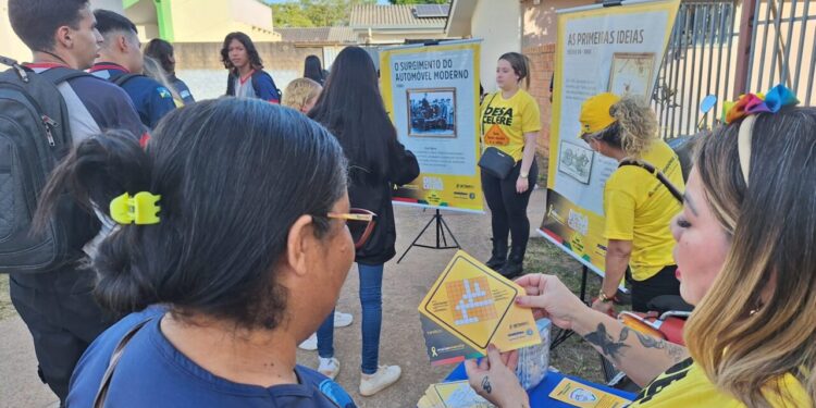 Atividades de educação e conscientização de trânsito foram realizadas durante semana de prevenção às drogas
