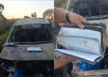 Bíblia permanece intacta após incêndio em veículo no Paraná