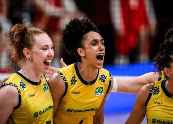 Brasil supera França por 3 sets a 2 na Liga das Nações de Vôlei
