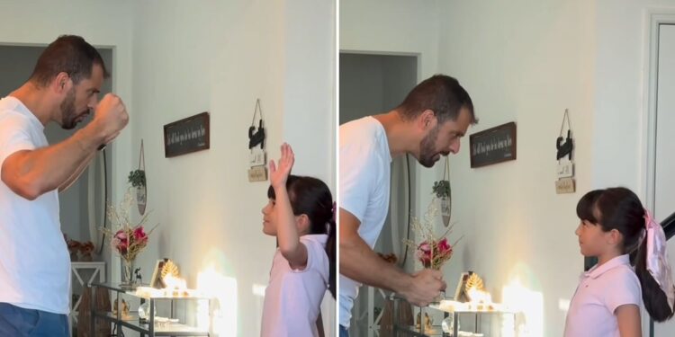 Pai inspira ao encorajar filha com a Bíblia: ‘Você é vencedora em Cristo Jesus’