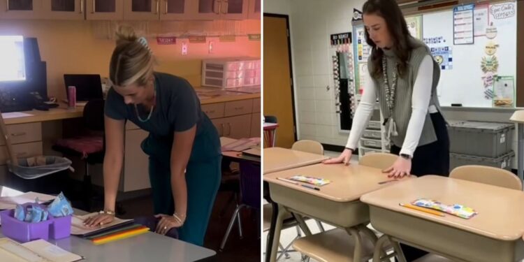 Professoras oram por mesas de alunos antes das aulas: ‘Queremos ser luz’