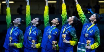 Mundial de GR: Brasil conquista prata inédita no conjunto geral