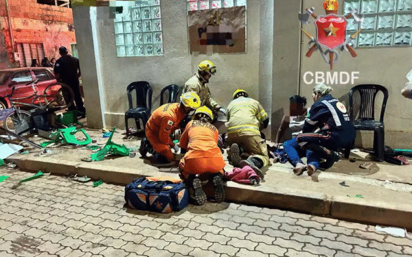 Homem embriagado atropela fiéis na saída de igreja no DF