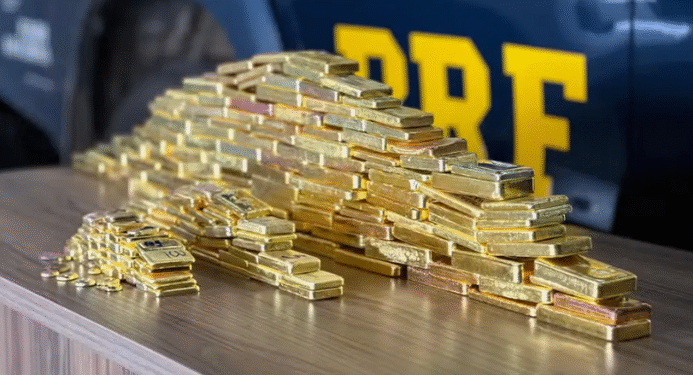 PRF faz maior apreensão da história:103 kg de ouro apreendidos em Roraima levantam suspeita sobre origem em Rondônia