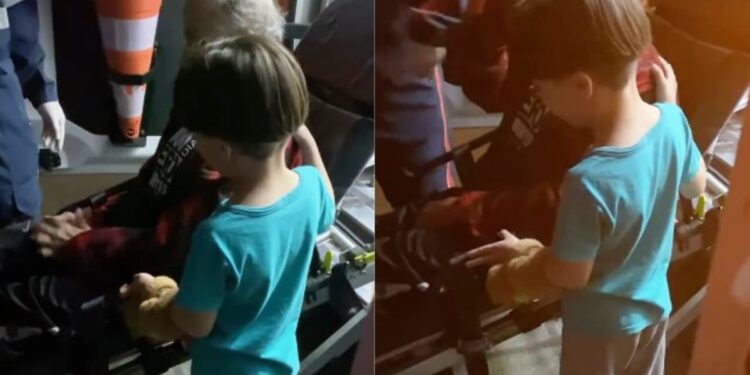 Menino ora por avô enquanto é socorrido pelo SAMU e emociona socorristas
