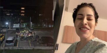 Cristã com câncer recebe serenata de louvor no hospital: “Minha janela virou altar”