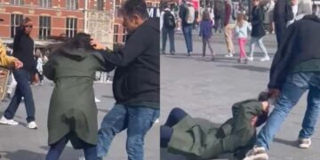 Pregadora de rua é arrastada pelo cabelo por muçulmano na Holanda: “Perseguição”