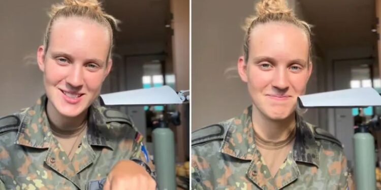 Brasileira que serve como no Exército alemão dá testemunho