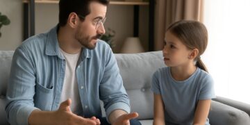 Coração e mente dos filhos moldados pelas palavras dos pais