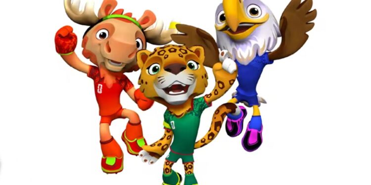 Fifa apresenta trio de mascotes para a Copa do Mundo de 2026