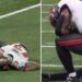 Jogador da NFL se ajoelha em campo e ora por colega lesionado durante partida