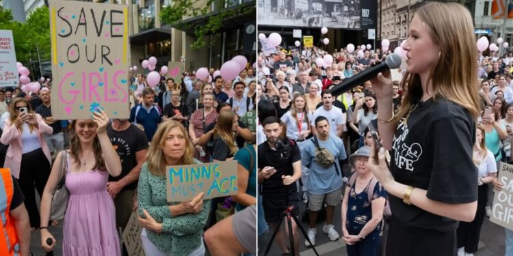 Protesto pró-vida pede fim do aborto de meninas na Austrália: ‘É demoníaco’