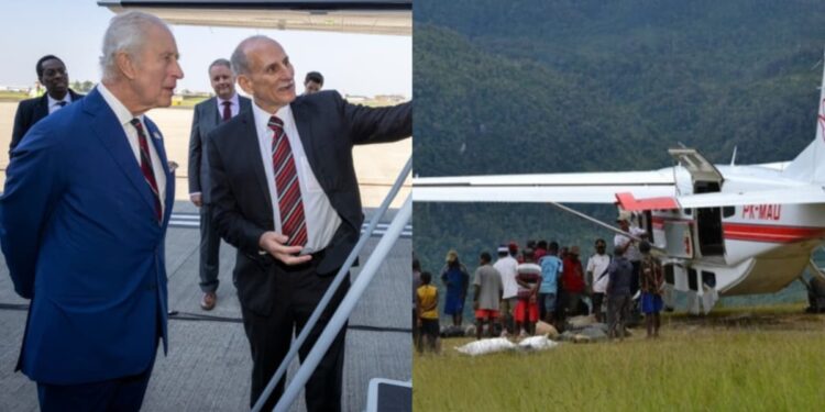 Rei Charles concede medalha a missão de aviação que leva o Evangelho a locais isolados