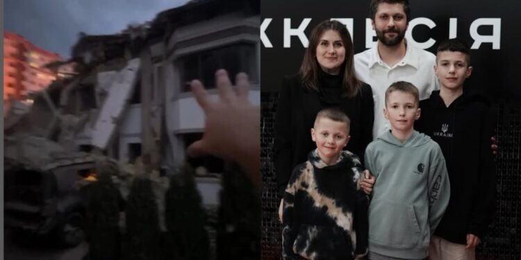 Casa de pastor na Ucrânia é atingida por míssil e família sobrevive: “Milagre de Deus”