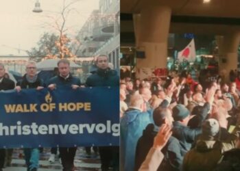 Cristãos vão às ruas de Amsterdã em prol da Igreja Perseguida: ‘Não esquecemos deles’