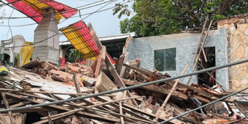 Casa desaba no bairro São João Bosco, em Porto Velho, e assusta moradores
