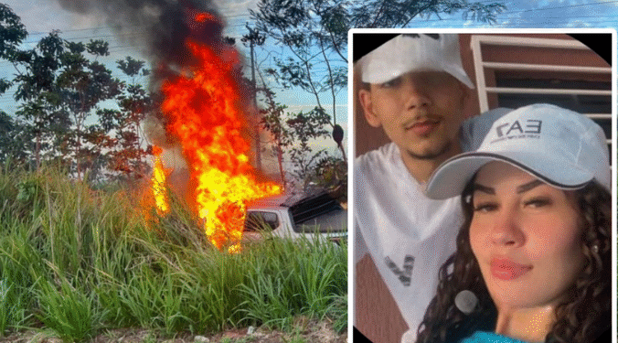 Casal morre a caminho do trabalho em grave acidente na BR-364; veículos ficaram em chamas
