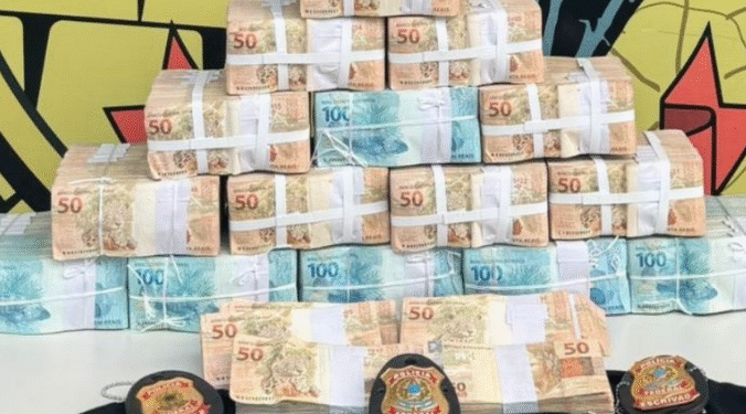 Homem é flagrado com mais de R$ 1 milhão em espécie durante operação da PF em Porto Velho