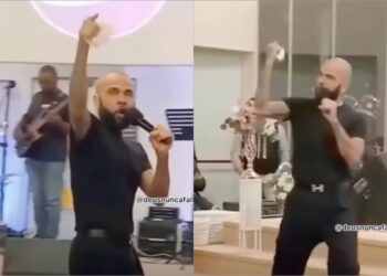 Daniel Alves testemunha em igreja após absolvição na Justiça