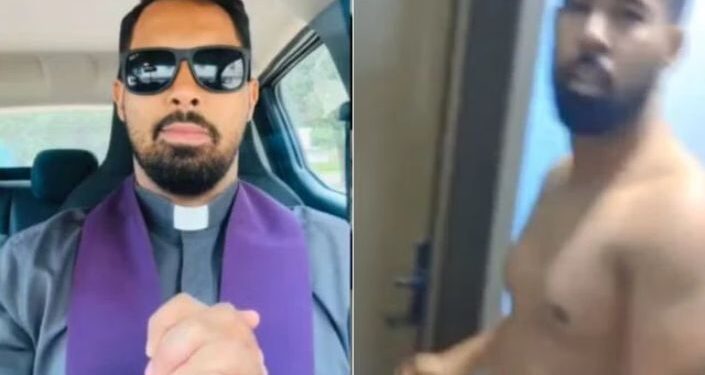 padre flagrado com fiel nega ter mantido relação sexual
