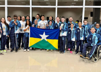 Delegação rondoniense recebe kits e inicia participação nas Paralimpíadas Escolares 2025, em São Paulo