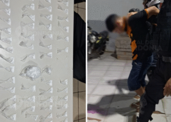 Adolescente é apreendido com mais de 70 porções de cocaína durante ação policial no bairro Mariana