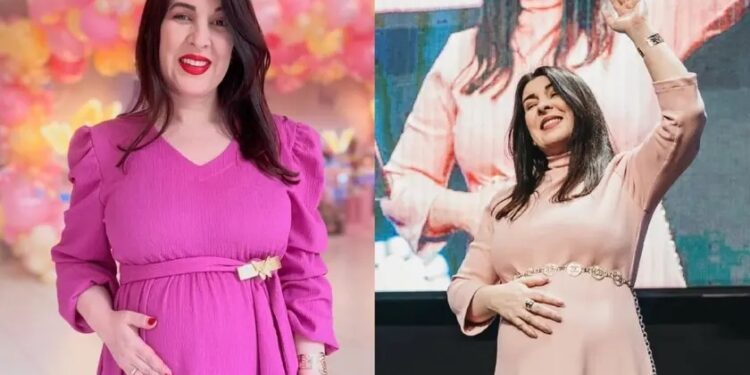 Pastora testemunha gravidez após 20 anos de infertilidade