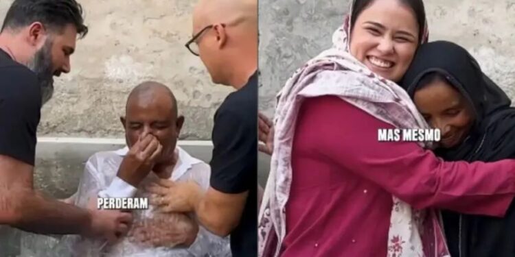 cruzada resulta no batismo de dezenas de muçulmanos