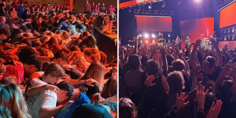 Mais de 290 jovens se entregam a Jesus em conferência estudantil nos EUA: ‘Mover do Céu’