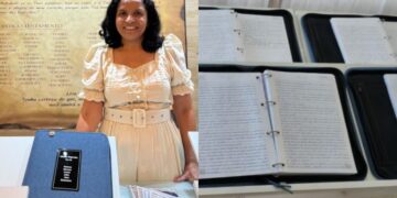 Cristã transcreve Bíblia à mão em mais de 3 mil páginas no RN