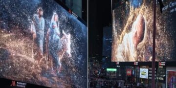 Nascimento de Jesus é exibido em outdoors da Times Square: “Cristo é a razão do Natal”