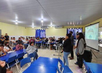 Estudantes da rede estadual protagonizam aulões do projeto “Grêmio Palestrante”
