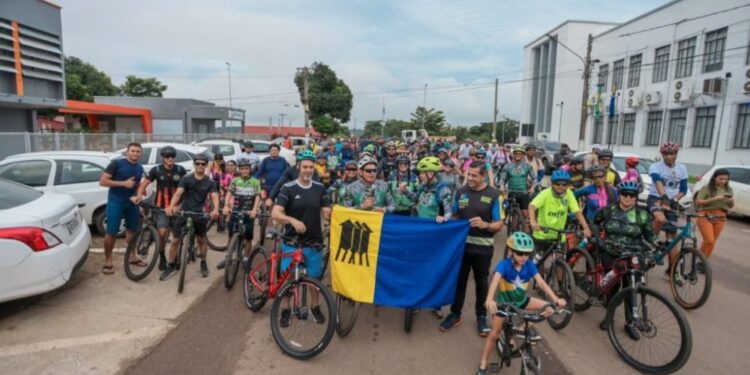 Bike Tour abre a programação do Dia da Instalação de Porto Velho com um percurso pela história da cidade