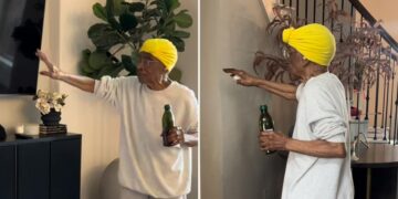 Idosa de 92 anos inspira ao orar e ungir a casa: ‘Temos paz em nosso lar’