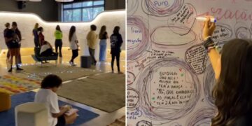 Adolescentes criam sala de oração e inspiram com pedidos nas paredes